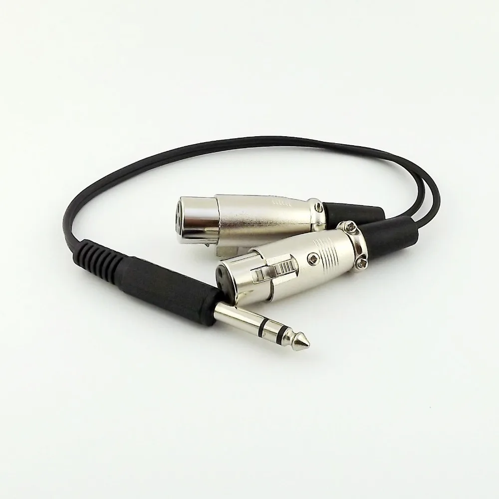 10 шт. 6,35 мм 1/4 "стерео штекер к 2 XLR разъем 3 Pin микрофон адаптер аудио кабель 1 фут 30 см
10 шт. 6,35 мм 1/4 "стерео штекер к 2 XLR разъем 3 Pin микрофон адаптер аудио кабель 1 фут 30 см