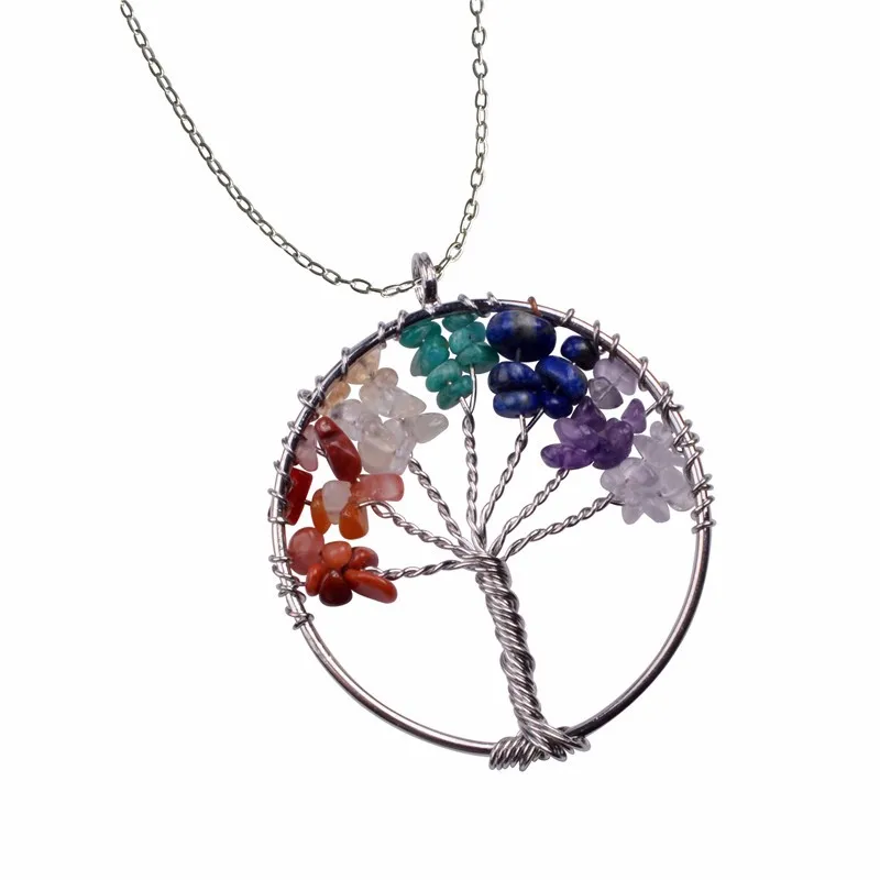 Tree of Life Necklaces Natural Stone Pendant Necklace for Christmas Gift and Mother's day Free Chains
Tree of Life Necklaces Natural Stone Pendant Necklace for Christmas Gift and Mother's day Free Chains