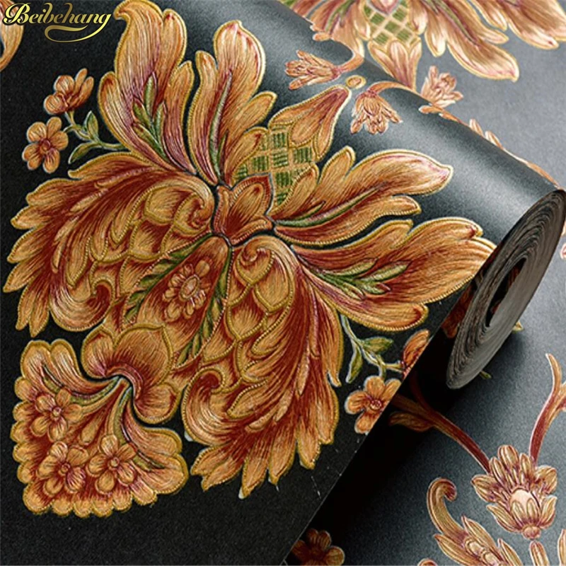 beibehang Retro European Living Room Nonwoven Wallpaper 3D Imitation Embroidery TV Background Wall paper papel de parede
beibehang Retro European Living Room Nonwoven Wallpaper 3D Imitation Embroidery TV Background Wall paper papel de parede