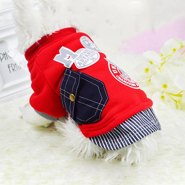 Autumn and winter new dog cotton material clothes letter pocket sweater pet supplies thick warm dog coat jacket 6 size two color
Autumn and winter new dog cotton material clothes letter pocket sweater pet supplies thick warm dog coat jacket 6 size two color