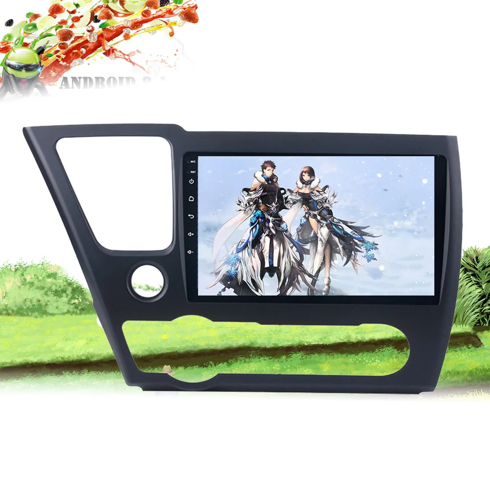 32G ROM Android 9 0 автомобильный Радио DVD GPS Мультимедиа Стерео для Civic салон 2013-2016 dvd EX LX DX