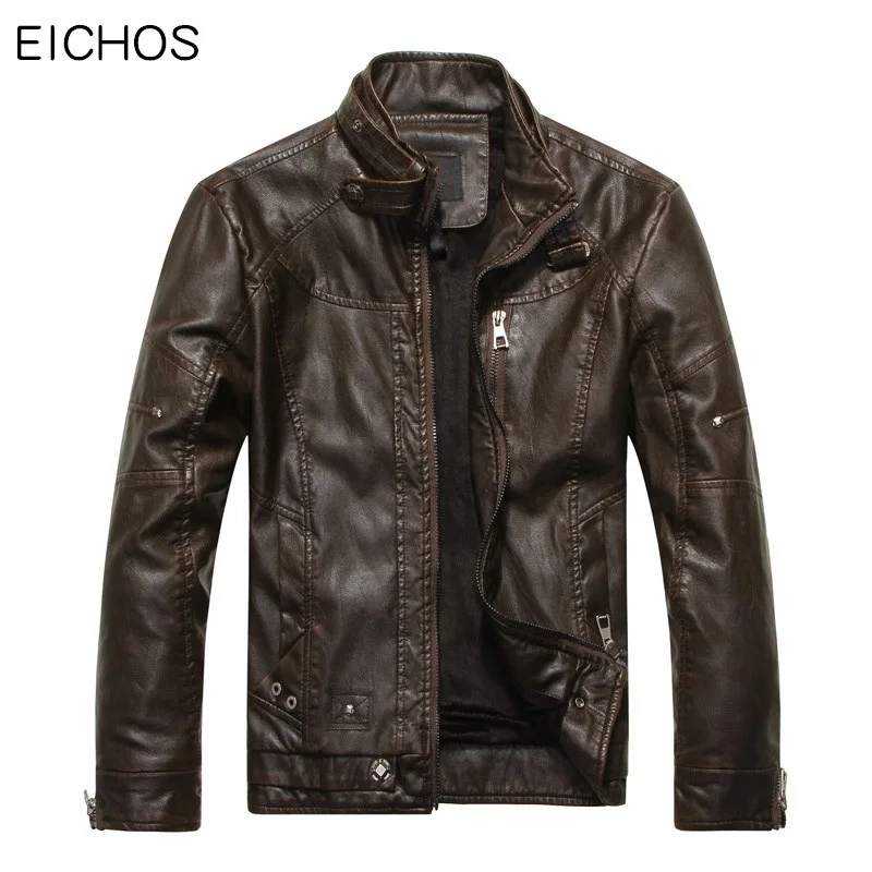 EICHOS Motorcycle Leather Jackets Men Autumn Winter Faux Leather Jacket Male Business Casual Solid Pilot Leather Jacket Coats
EICHOS Motorcycle Leather Jackets Men Autumn Winter Faux Leather Jacket Male Business Casual Solid Pilot Leather Jacket Coats