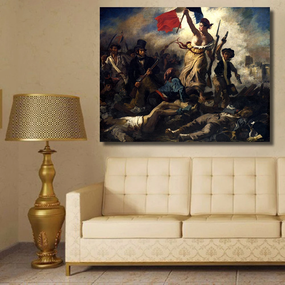 Embelish Classical Oil Painting Romanticism Liberty Guiding the People Wall Pictures For Living Room Home Decor Canvas Art
Embelish Classical Oil Painting Romanticism Liberty Guiding the People Wall Pictures For Living Room Home Decor Canvas Art