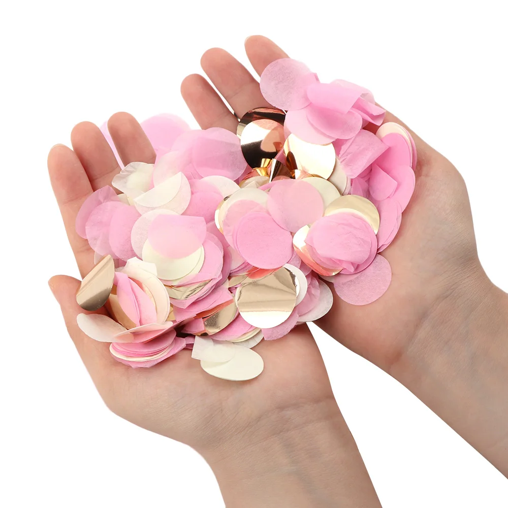 1000pcs/bag paper Confetti Mix Color for wedding birthday party decoration round Tissue for clear balloons 2.5cm
1000pcs/bag paper Confetti Mix Color for wedding birthday party decoration round Tissue for clear balloons 2.5cm