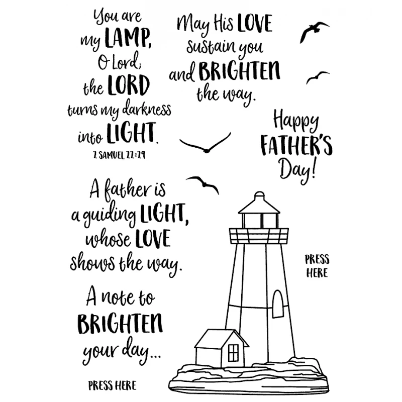 Lighthouse Clear Set Transparent Clear Silicone Stamp/Seal for DIY scrapbooking/photo album Decorative clear stamp sheets FXL046
Lighthouse Clear Set Transparent Clear Silicone Stamp/Seal for DIY scrapbooking/photo album Decorative clear stamp sheets FXL046