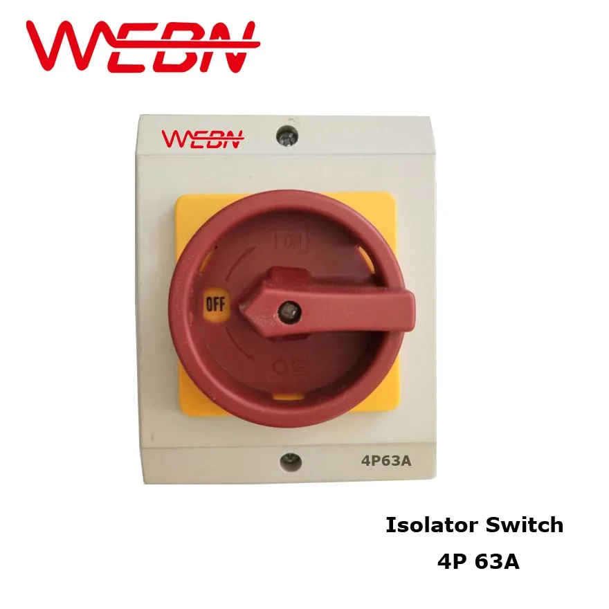 OKP Series Weatherproof Rotary Isolator Switch OKP-63A/4P With Protective Box ON-OFF Power Cutoff Function
OKP Series Weatherproof Rotary Isolator Switch OKP-63A/4P With Protective Box ON-OFF Power Cutoff Function