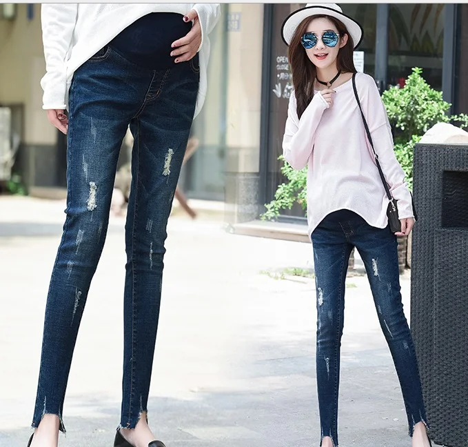 Pregnant women's pants autumn new pregnant women's feet stomach lift stretch stomach lift denim pants
Pregnant women's pants autumn new pregnant women's feet stomach lift stretch stomach lift denim pants