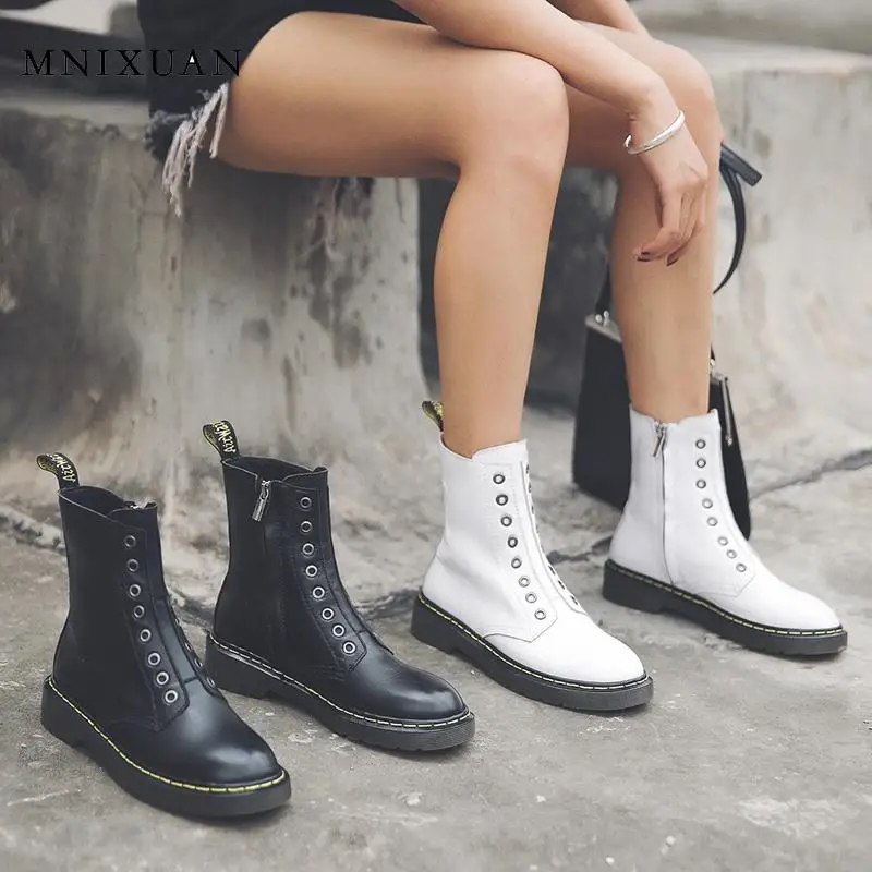 MNIXUAN Brand luxury Spring Autumn Square Heels Ankle Boots White Women 2019 new leather platform zipper punk shoes black size10
MNIXUAN Brand luxury Spring Autumn Square Heels Ankle Boots White Women 2019 new leather platform zipper punk shoes black size10