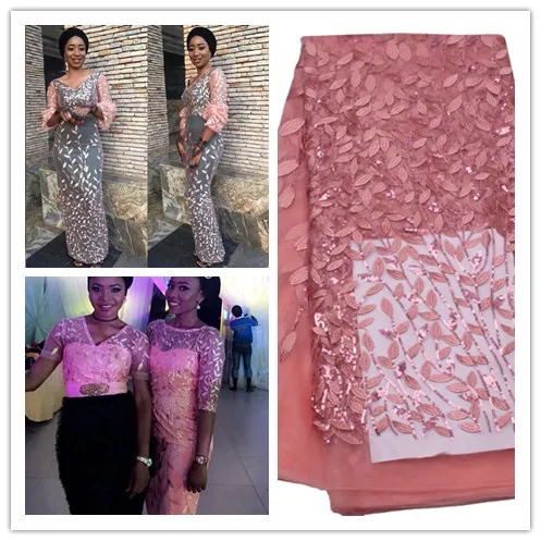 Latest french lace pink 3D flower embroidered tulle lace fabric flower design high quality net lace stage show/evening dress
Latest french lace pink 3D flower embroidered tulle lace fabric flower design high quality net lace stage show/evening dress