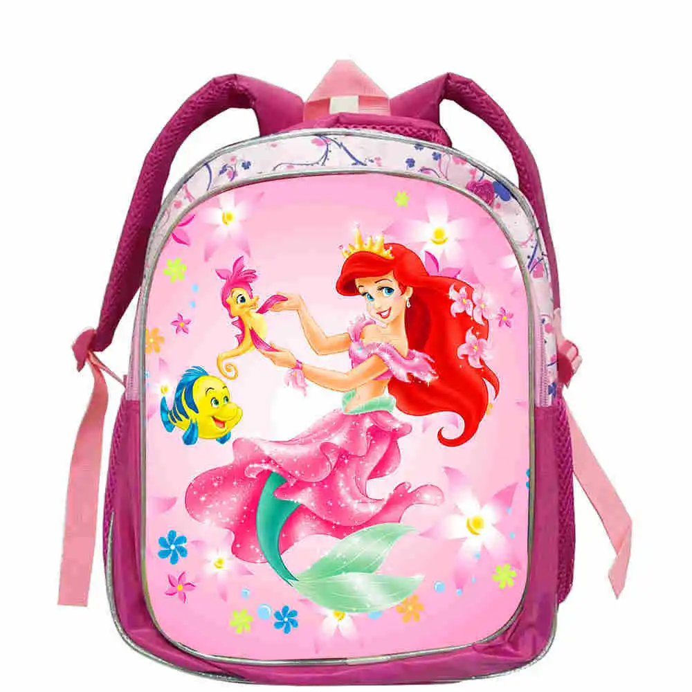 Фото Маленький рюкзак принцессы русалки детская школьная сумка - купить