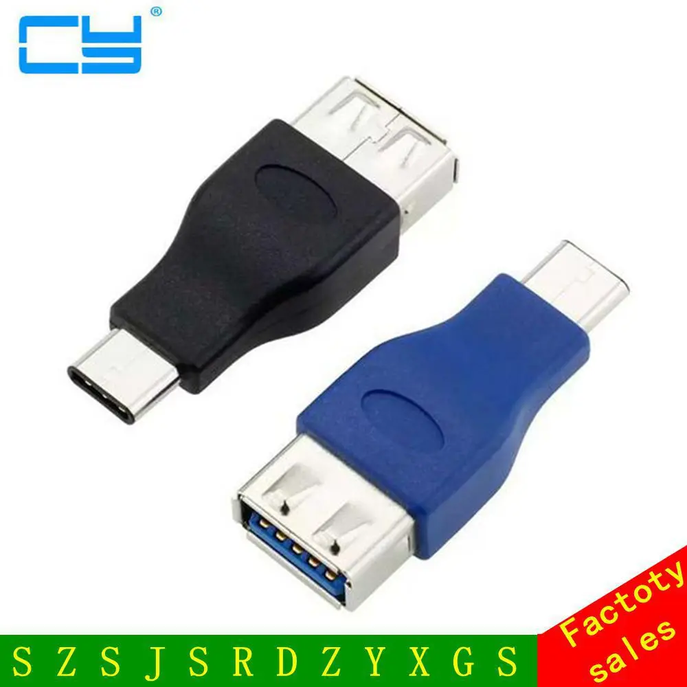 

USB 3.1 USB-C Type C Male to USB 3.0 Female Converter Adapter OTG Function for Macbook for Google Chromebook Nexus 5x 6p ZUK Z1