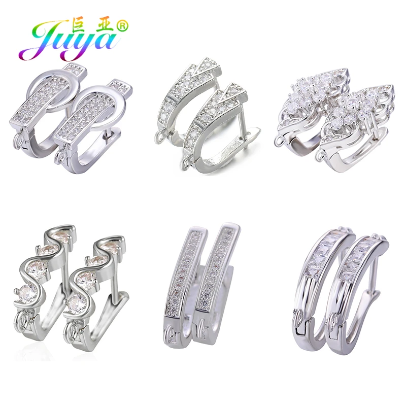 Juya DIY Earrings Material Supplies Gold/Silver Color Creative Basic Earring Hooks Clasp Accessories For Fashion Earrings Making
Juya DIY Earrings Material Supplies Gold/Silver Color Creative Basic Earring Hooks Clasp Accessories For Fashion Earrings Making