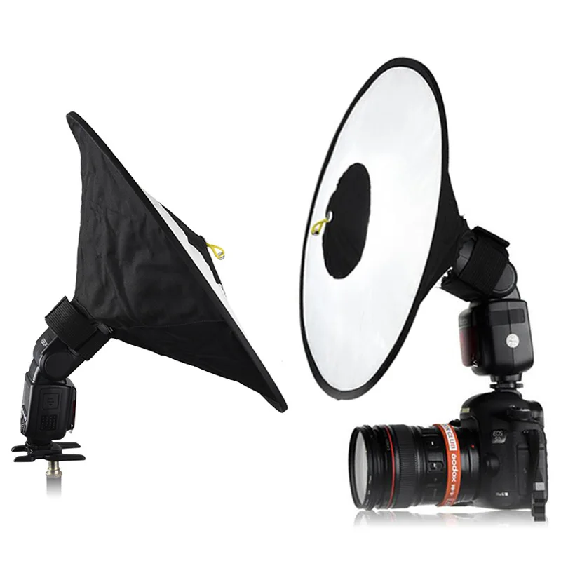 Godox Universal Conical Softbox RS18 Foldable On-camera Speedlite Circular Soft Diffuser For Camera Flash Canon Nikon Sony AD200
Godox Universal Conical Softbox RS18 Foldable On-camera Speedlite Circular Soft Diffuser For Camera Flash Canon Nikon Sony AD200