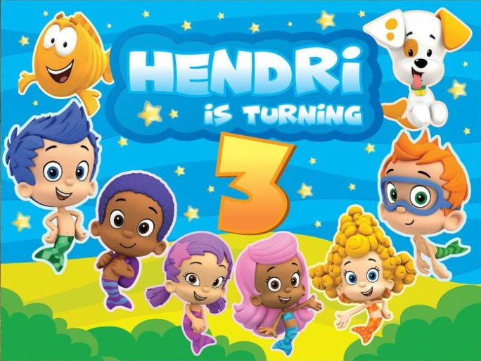 custom Bubble Guppies happy birthday baby child photo background photography backdrops quality vinyl
custom Bubble Guppies happy birthday baby child photo background photography backdrops quality vinyl