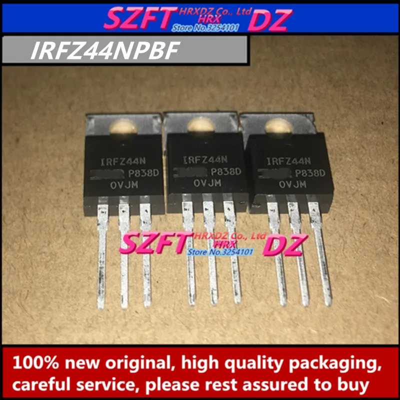SZFTHRXDZ 100% new original Wholesale price 50PCS IRFZ24NPBF 17A 55V TO-220 IRFZ44NPBF 49A 55V TO-220
SZFTHRXDZ 100% new original Wholesale price 50PCS IRFZ24NPBF 17A 55V TO-220 IRFZ44NPBF 49A 55V TO-220