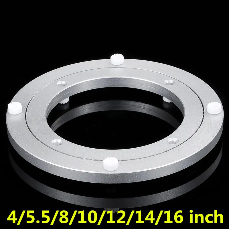6 Sizes Round Shape Turntable Plate Table Smooth Swivel Plate Rotating Table Aluminium Alloy Rotating Bearing Lazy Susan Plate
6 Sizes Round Shape Turntable Plate Table Smooth Swivel Plate Rotating Table Aluminium Alloy Rotating Bearing Lazy Susan Plate