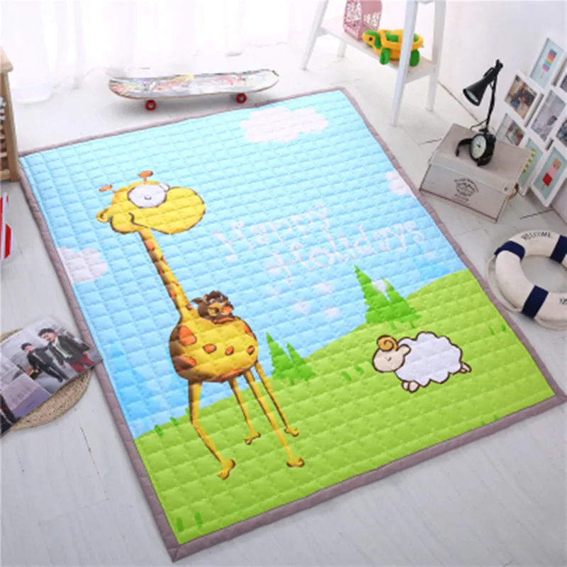 Quality 100% Cotton Baby Crawling Mat Kids Play Mat,1pcs Cartoon Room Child Game Carpet Activity Rug,Large Infant Play Mats
Quality 100% Cotton Baby Crawling Mat Kids Play Mat,1pcs Cartoon Room Child Game Carpet Activity Rug,Large Infant Play Mats