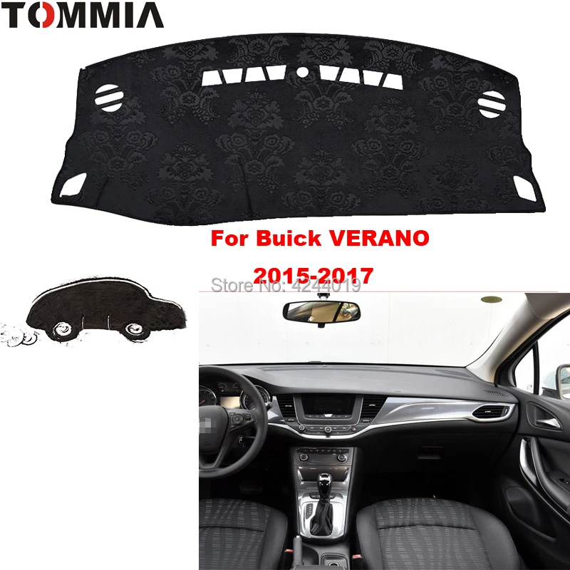 TOMMIA Dashboard Cover Dash Mat for Car Sun Shade ANTI-UV Dash Pad Car Dashboard Mat For Buick Verano 2015-2017
TOMMIA Dashboard Cover Dash Mat for Car Sun Shade ANTI-UV Dash Pad Car Dashboard Mat For Buick Verano 2015-2017