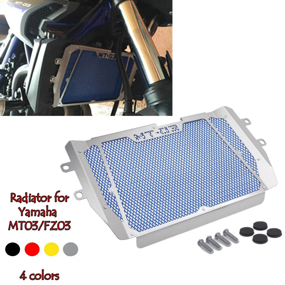 Stainless Steel Motorcycle Radiator Grille Guard Moto Protector Grill Cover Motor bike for Yamaha MT03 MT-03 FZ03 2016 2017 2018
Stainless Steel Motorcycle Radiator Grille Guard Moto Protector Grill Cover Motor bike for Yamaha MT03 MT-03 FZ03 2016 2017 2018
