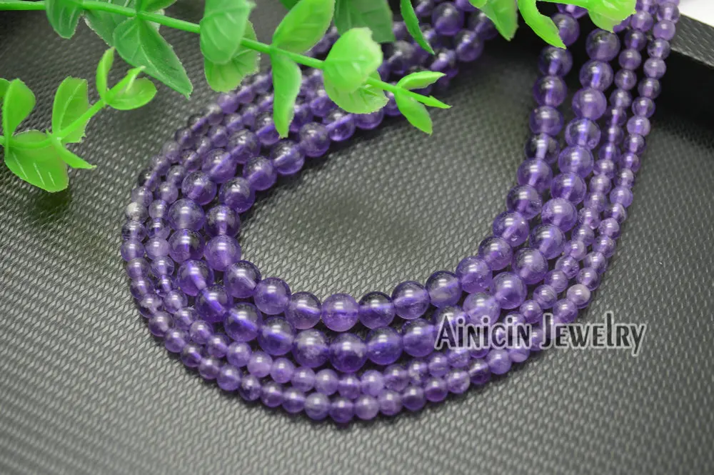5pcs Grade AA Light Purple Color Natural Purple Crystal Round Beads Fashion Women Jewelry Making Birthstones
5pcs Grade AA Light Purple Color Natural Purple Crystal Round Beads Fashion Women Jewelry Making Birthstones