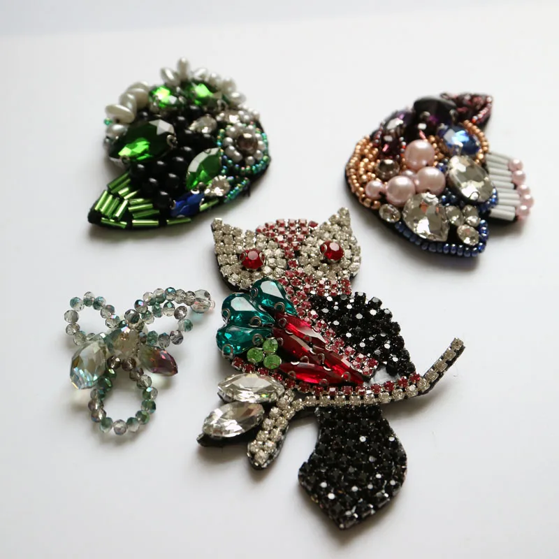 1pc handmade sequin owl fish patches for clothing DIY rhinestone beaded Sew on patch embroidery applique round parche ropa
1pc handmade sequin owl fish patches for clothing DIY rhinestone beaded Sew on patch embroidery applique round parche ropa