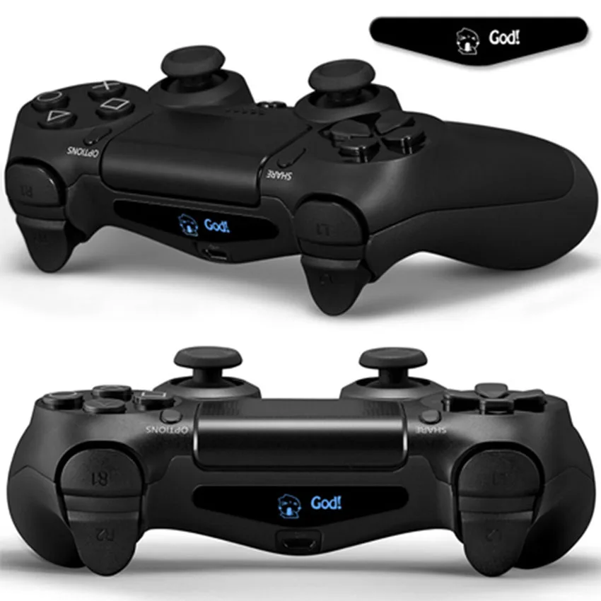 AOXO крутая игра света бар винил Led наклейки для sony PS4 Playstation 4 контроллер Dualshock