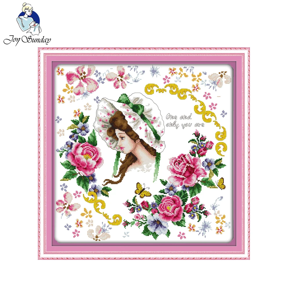 Joy sunday figure style You are my unique stamped cross stitch kits embroidery painting for hand make craft
Joy sunday figure style You are my unique stamped cross stitch kits embroidery painting for hand make craft