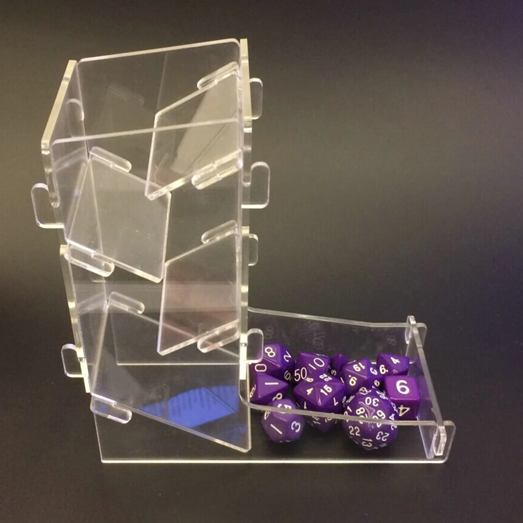 Plastic Dice Tower Clear Dice Tower Party Favor Table RPG TRPG Game DIY Accsssories Kid Toys
Plastic Dice Tower Clear Dice Tower Party Favor Table RPG TRPG Game DIY Accsssories Kid Toys