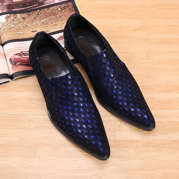 2017 new fashion men's pointed party flat shoes British style genuine leather blue/gold slip on genuine leather oxfords wedding
2017 new fashion men's pointed party flat shoes British style genuine leather blue/gold slip on genuine leather oxfords wedding