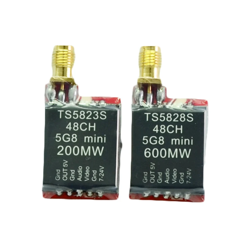 Фото Оригинальный TS5823S TS5828S Micro VTX 5 8G 200 mW 600 48CH Mini FPV Zender SMA RP voor RC Racer|Детали и аксессуары| |