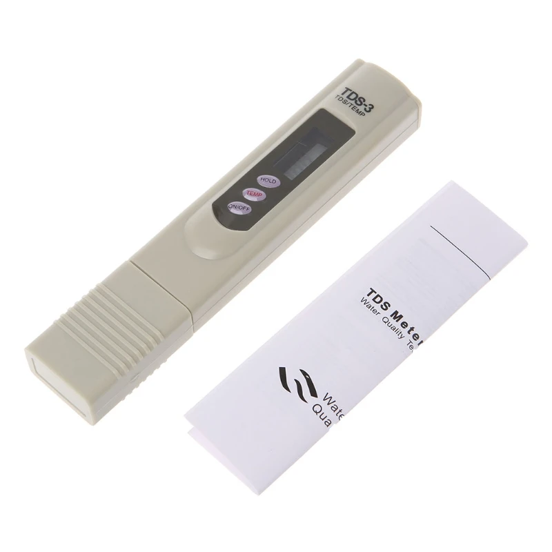 TDS-3 Meter 0 - 9990 ppm Handheld Measurement LCD Digital Water Purity Testers-M20
TDS-3 Meter 0 - 9990 ppm Handheld Measurement LCD Digital Water Purity Testers-M20