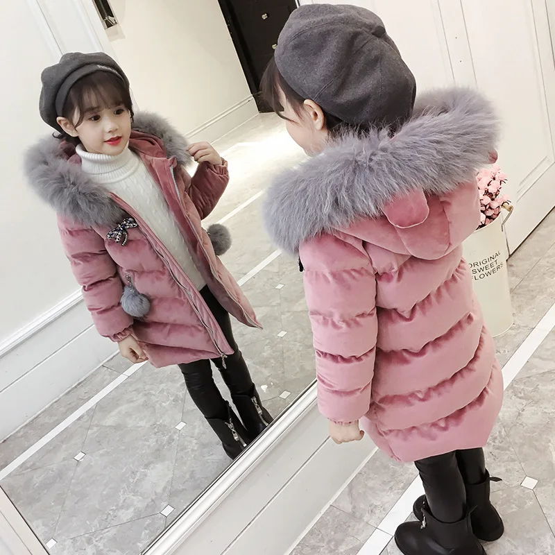 Big Sale!!! New Winter Children's Clothing Jacket For Girls Thicken Long Coat Bow-Knot Hooded Velour Parkas Gold Velvet Outwear
Big Sale!!! New Winter Children's Clothing Jacket For Girls Thicken Long Coat Bow-Knot Hooded Velour Parkas Gold Velvet Outwear
