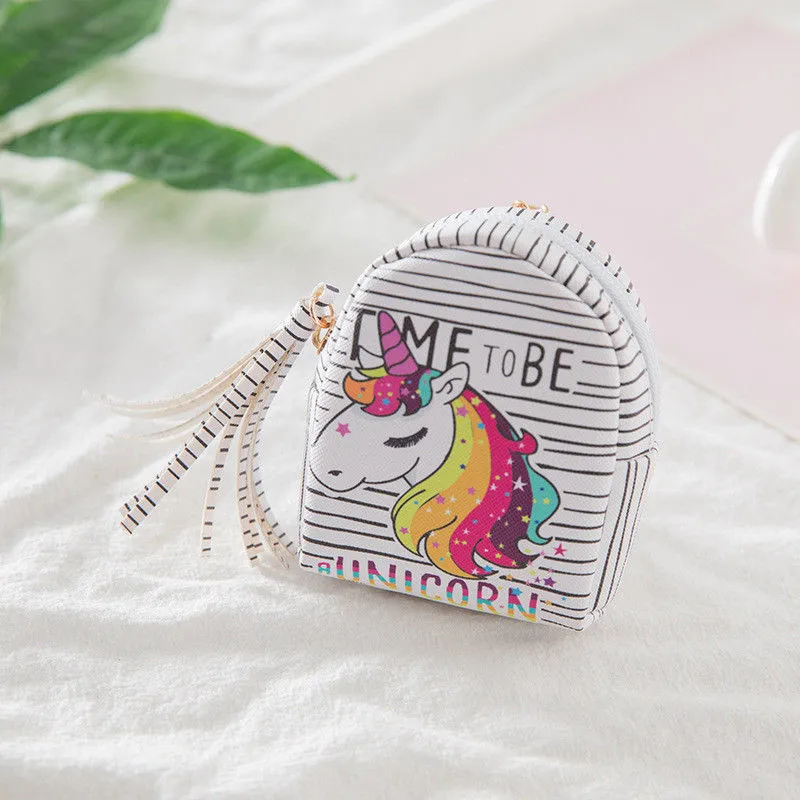 Colorful Printed Unicorn Design Tassel Coin Purse Key Card Storage Bags Gift for Girls Women Mini Purse
Colorful Printed Unicorn Design Tassel Coin Purse Key Card Storage Bags Gift for Girls Women Mini Purse
