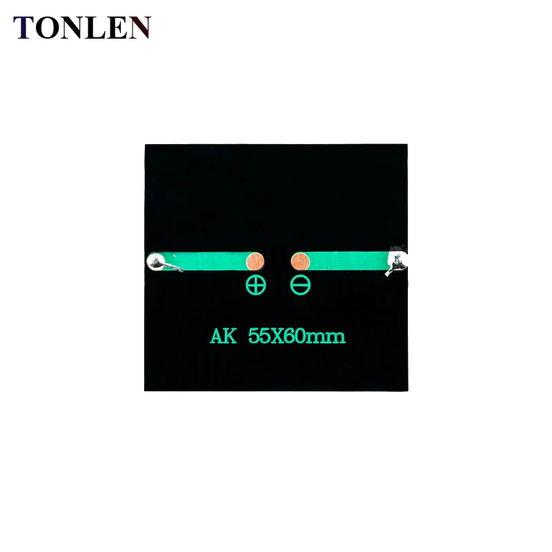 10PCS Epoxy Solar Panel 3 V 150mA Solar Cell 60*55mm DIY Solar System Battery Charge Module Photovoltaic Solar Panel
10PCS Epoxy Solar Panel 3 V 150mA Solar Cell 60*55mm DIY Solar System Battery Charge Module Photovoltaic Solar Panel