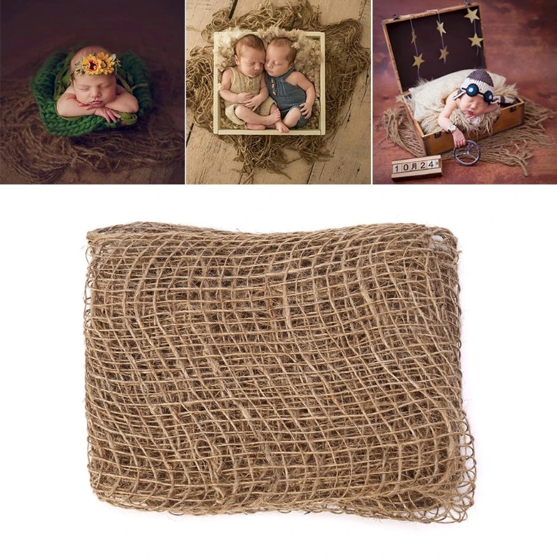 Newborn Jute Backdrop Blanket Baby Photography Prop Chunky Burlap Layer Net
Newborn Jute Backdrop Blanket Baby Photography Prop Chunky Burlap Layer Net