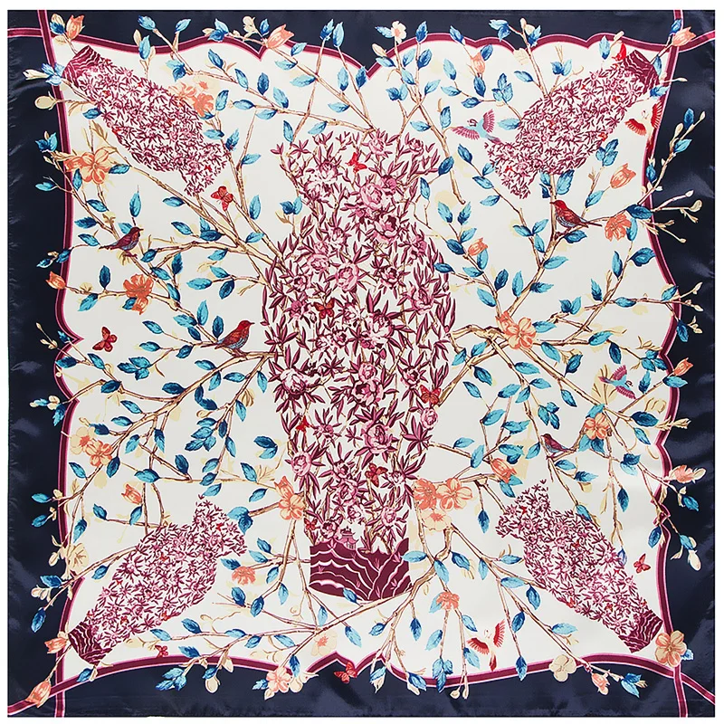 2018 New Design Fashion Flower Square Silk Thin Scarf Luxury Spring Cashew Headband Shawl&Wrap Women Foulard Bandana 90*90cm
2018 New Design Fashion Flower Square Silk Thin Scarf Luxury Spring Cashew Headband Shawl&Wrap Women Foulard Bandana 90*90cm