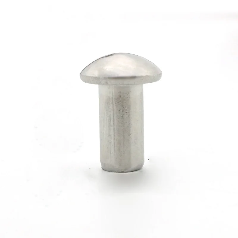 

30pcs M2.5 stainless steel semicircular head rivet solid rivet household solids round cap decoration bolts 3mm-10mm length