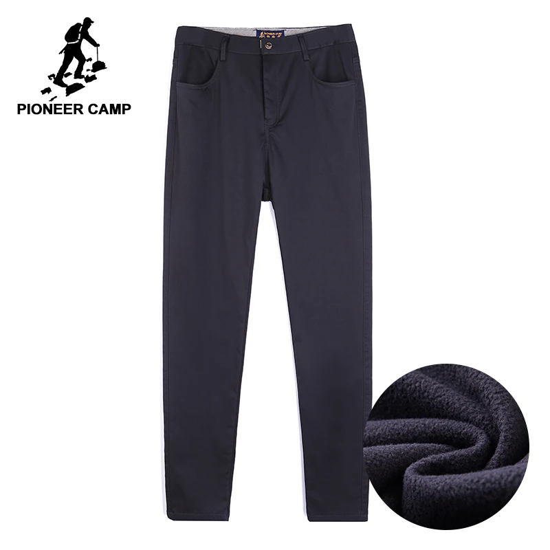 Фото Пионерский лагерь утолщенный флис мужские зимние штаны брендовая одежда