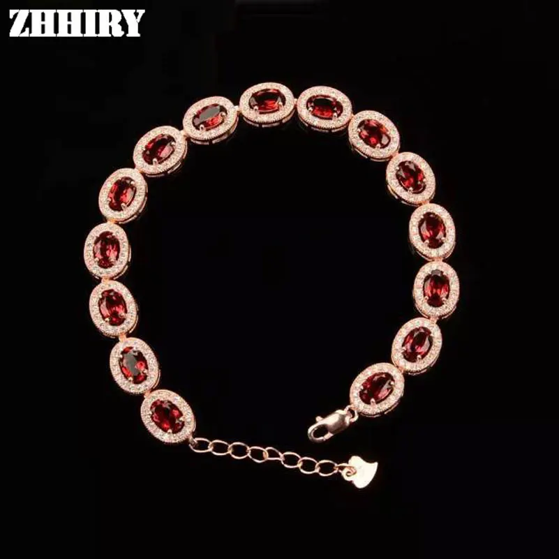 ZHHIRY Natural Garnet Gem Bracelet Genuine Solid 925 Sterling Silver Semi Precious Stone Women Prom Fine Jewelry
ZHHIRY Natural Garnet Gem Bracelet Genuine Solid 925 Sterling Silver Semi Precious Stone Women Prom Fine Jewelry
