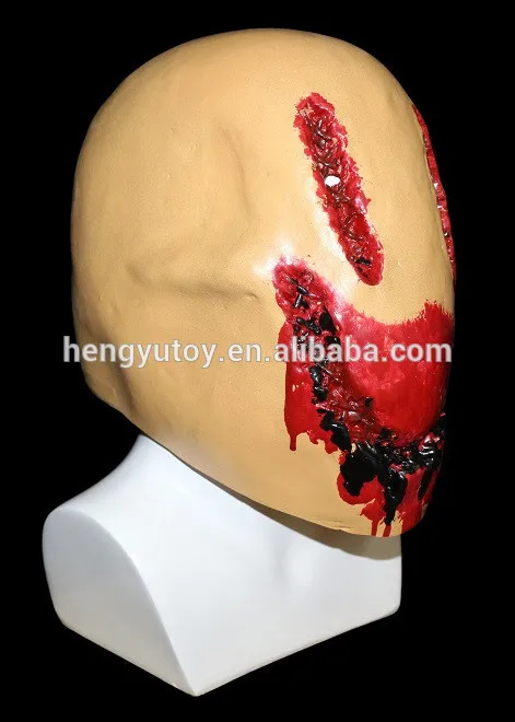 Creepy latex doll mask