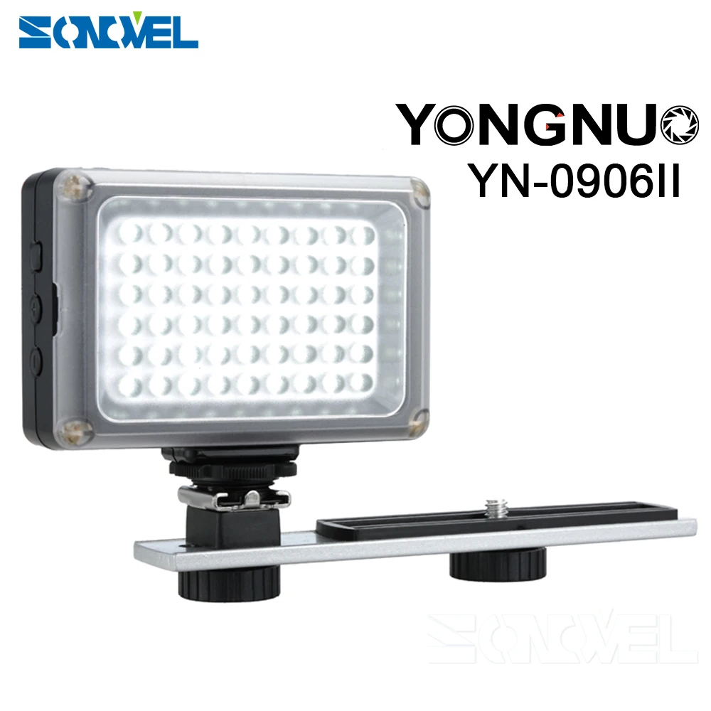 

YONGNUO YN-0906 II YN0906 II 54 LED 5500K/3200K LED Video Light Lamp Photography Lighting for Canon Nikon DSLR Camera Camcorde