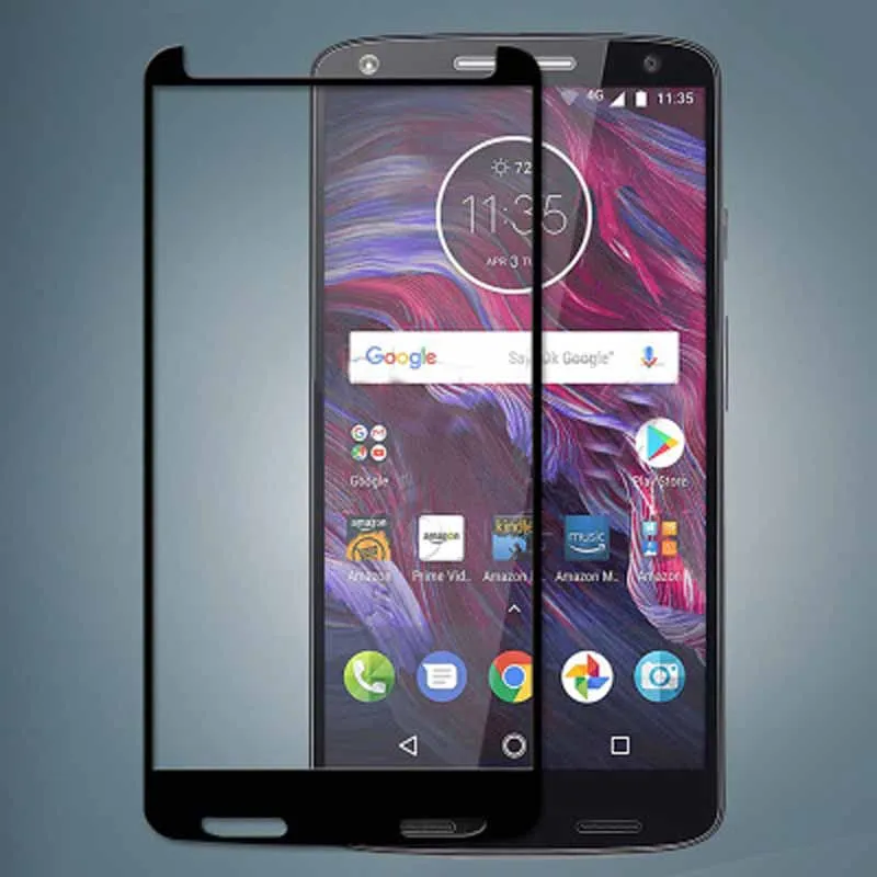 Для Motorola Moto Droid Turbo 2 полное покрытие закаленное стекло 9H 2.5D Защитная пленка для