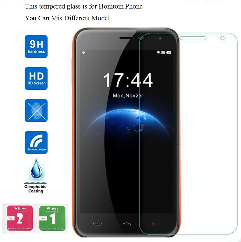 Закаленное стекло для Homtom C8 H5 HT7 HT16 HT20 HT37 Pro HT50 S8 S16 10 шт.|Защитные стёкла и плёнки