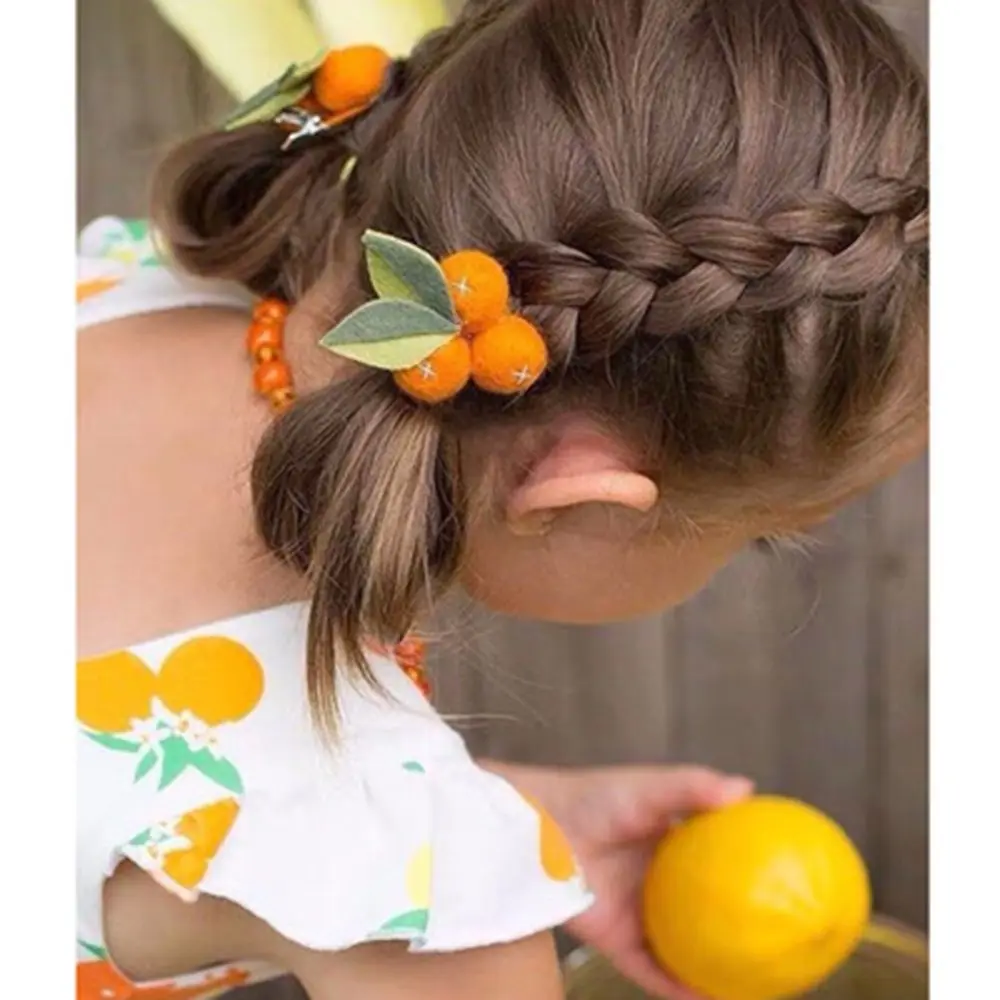 2019 Children's Headdress Spring New Ins Auspicious Small Orange Ball Wool Felt Beautiful Clip Girl And Woman Hair Clip
2019 Children's Headdress Spring New Ins Auspicious Small Orange Ball Wool Felt Beautiful Clip Girl And Woman Hair Clip