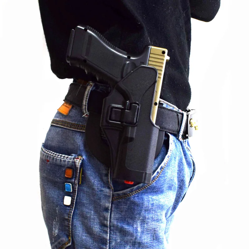 Left Hand / Right Hand Glock Gun Holster Tactical Pistol Belt Holster Gun Case Airsoft Waist Holster For Glock 17 19 22 23 31 32
Left Hand / Right Hand Glock Gun Holster Tactical Pistol Belt Holster Gun Case Airsoft Waist Holster For Glock 17 19 22 23 31 32