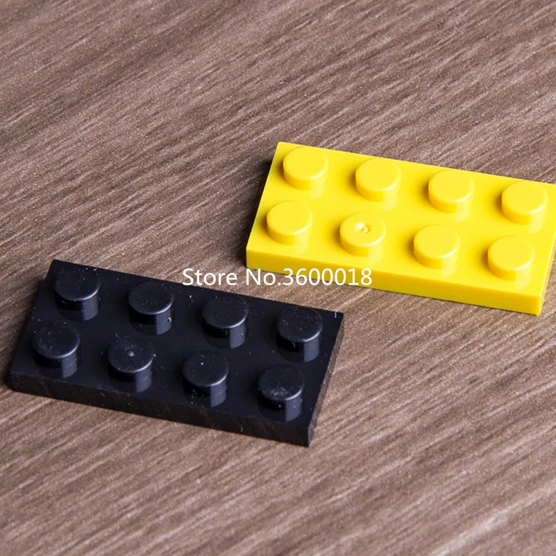 25 шт./лот Decool 2x4 пластина совместима с 3020 3D 2*4 MOC кирпич DIY Блок Собрать частицы