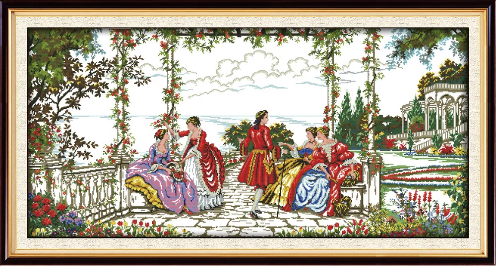 Joy Sunday The noble life in garden Counted Chinese Cross Stitch Kits printed Cross-stitch set Embroidery Needlework
Joy Sunday The noble life in garden Counted Chinese Cross Stitch Kits printed Cross-stitch set Embroidery Needlework