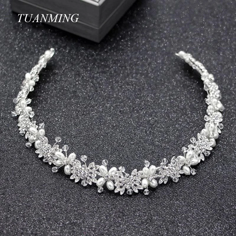 Crystal Pearl Hairbands Wedding Hair Accessories Luxury Handmade Headpiece Women Crowns Pageant Hair Vine Headband Women Jewelry
Crystal Pearl Hairbands Wedding Hair Accessories Luxury Handmade Headpiece Women Crowns Pageant Hair Vine Headband Women Jewelry