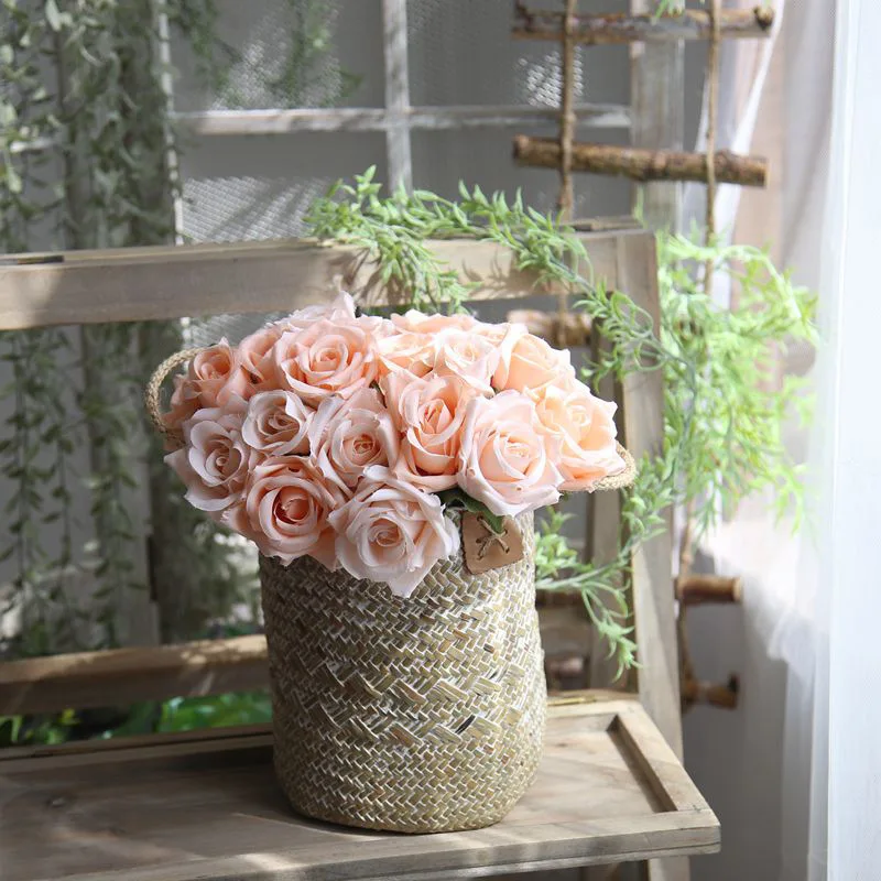 Ocelot Silk Rose Artificial Bouquet For Wedding Centerpieces Vivid Rose Artificial Flowers High Quality Fake Flower Home Decor
Ocelot Silk Rose Artificial Bouquet For Wedding Centerpieces Vivid Rose Artificial Flowers High Quality Fake Flower Home Decor