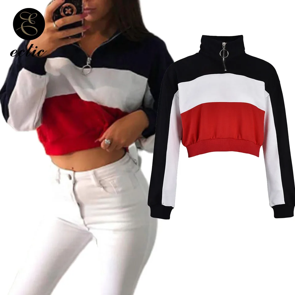 Ring Zipper Hoodie Crop Top Women Poleron Mujer 2021 Ulzzang Long Sleeve Color Block Hoodie Half Zip Sweatshirt Harajuku Punk
Ring Zipper Hoodie Crop Top Women Poleron Mujer 2021 Ulzzang Long Sleeve Color Block Hoodie Half Zip Sweatshirt Harajuku Punk